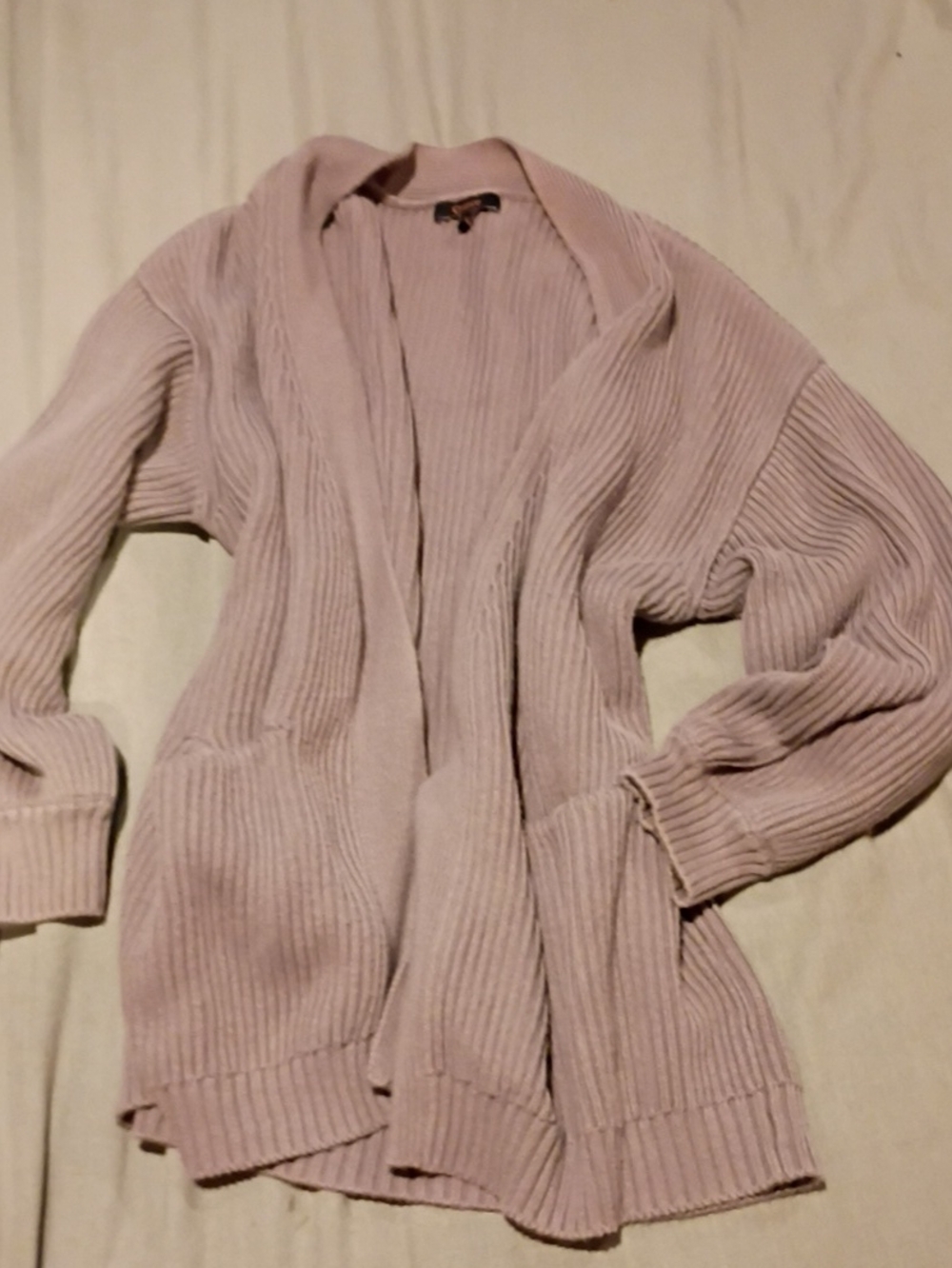 Gray Organic Cotton Cardigan